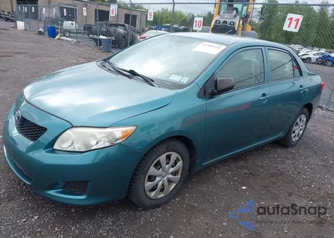 2009 Toyota Corolla z USA, uszkodzony, nr VIN JTDBL40E899067523